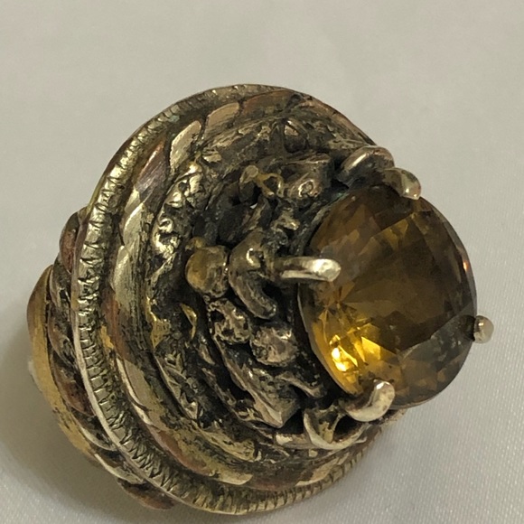 Adjustable Imperial Topaz ring - Picture 5 of 8